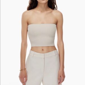 Aritzia Sculpt Knit Cropped Tube Top